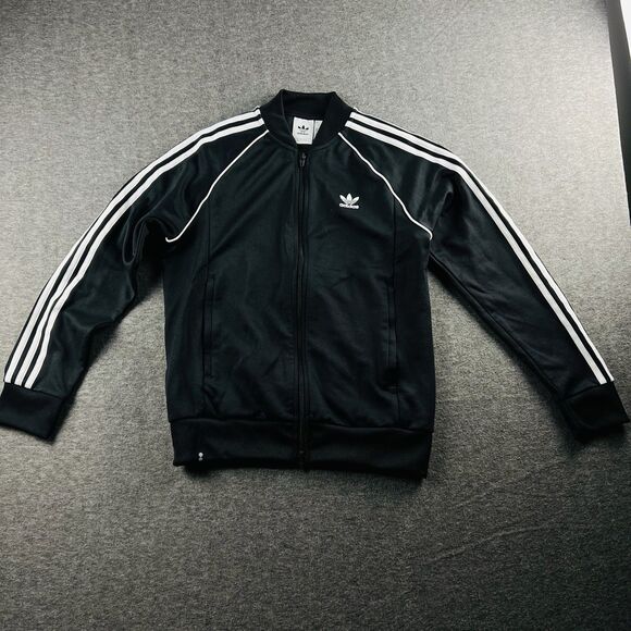 ADIDAS Jacket Mens Medium Black Track Originals Firebird Superstar Trefoil Sz M - Picture 1 of 13